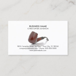 Tarjeta De Visita Elegante foto de tubería blanca limpia