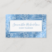 Elegante Girly azul moderno