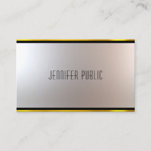 Tarjeta De Visita Elegante Glamour Profesional Moderno Único Llanto