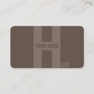 Tarjeta De Visita Elegante gris minimalista majestuoso peluquero