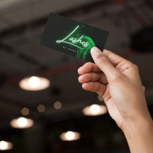 Elegante guión de neón verde y azote de humo