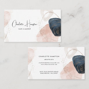 Tarjeta De Visita Elegante guión moderno