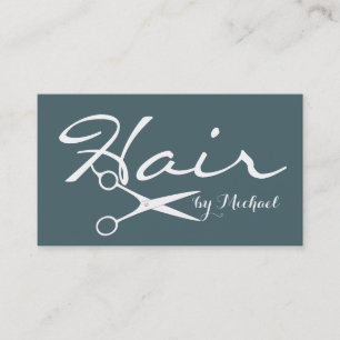 Tarjeta De Visita Elegante Hair Stylist Deep Space Sparkle Backgroun