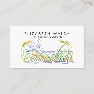Tarjeta De Visita Elegante Hermoso Moderno Minimalista
