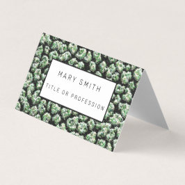 Tarjeta De Visita Elegante híbrido floral-animal