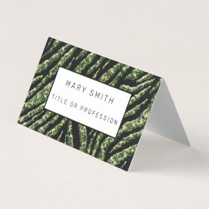 Tarjeta De Visita Elegante híbrido floral-animal