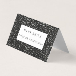 Tarjeta De Visita Elegante híbrido floral-animal