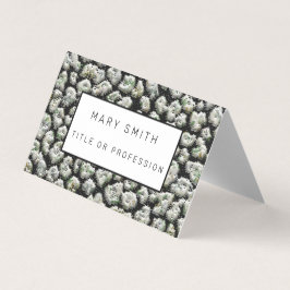 Tarjeta De Visita Elegante híbrido floral-animal