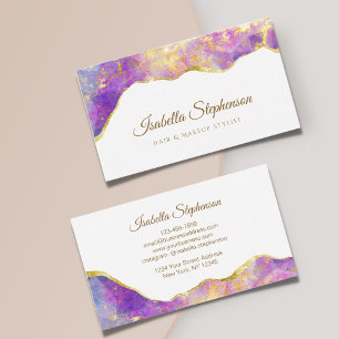 Tarjeta De Visita Elegante incendio Opal Rainbow Gemstone Moderno ne