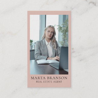 Tarjeta De Visita Elegante Inmobiliaria Profesional