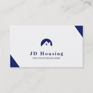 Tarjeta De Visita Elegante Inmobiliario Cualquier color