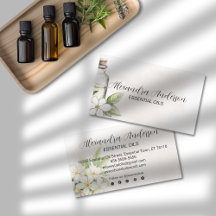 Elegante Jazmín acuarela Flor Aceites Esenciales