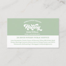 Elegante ley del agente de firma de notario móvil 