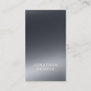 Tarjeta De Visita Elegante Light Shadow Artistic Plain Profesional