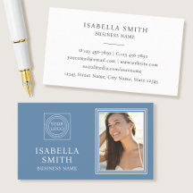 Elegante logo de foto personalizado profesional az
