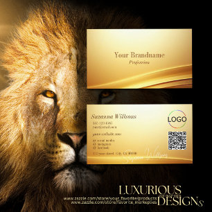 Tarjeta De Visita Elegante logotipo de decoración de curvas color be