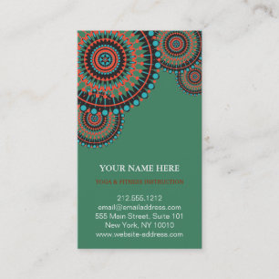 Tarjeta De Visita Elegante Logotipo de Flor Lotus Yoga