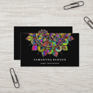Tarjeta De Visita Elegante Logotipo Gold Lotus Yoga Meditation Welln