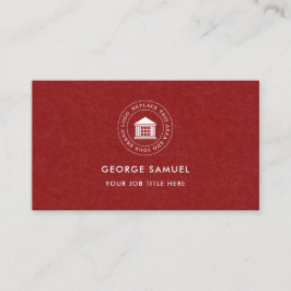 Tarjeta De Visita Elegante logotipo Personalizado moderno Minimalist