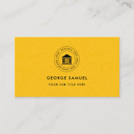 Tarjeta De Visita Elegante logotipo Personalizado moderno Minimalist