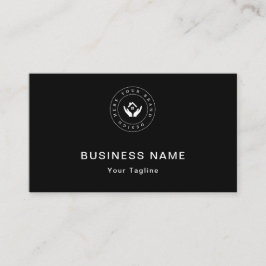Tarjeta De Visita Elegante logotipo Personalizado moderno Minimalist