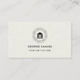 Tarjeta De Visita Elegante logotipo Personalizado moderno Minimalist