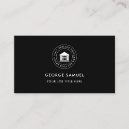 Tarjeta De Visita Elegante logotipo Personalizado moderno Minimalist