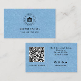 Tarjeta De Visita Elegante logotipo Personalizado moderno Minimalist