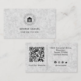 Tarjeta De Visita Elegante logotipo Personalizado moderno Minimalist