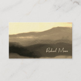 Tarjeta De Visita Elegante lujo dorado grunge abstracto firma