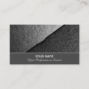 Tarjeta De Visita Elegante luz abstracta y rocas de sombra