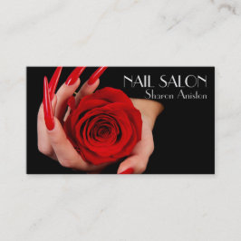 Tarjeta De Visita  Elegante Maniküre nagel Nagelsalon Visitenkarte