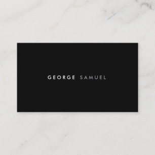 Tarjeta De Visita Elegante marca comercial minimalista
