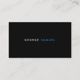 Tarjeta De Visita Elegante marca minimalista de negocios