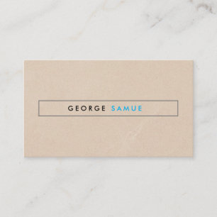 Tarjeta De Visita Elegante marca minimalista de negocios