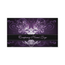 Elegante marco vintage negro morado y blanco de to