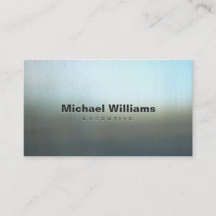 Tarjeta De Visita Elegante metal profesional