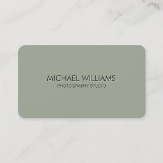 Tarjeta De Visita Elegante metal profesional