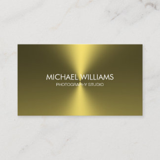 Tarjeta De Visita Elegante metal profesional blanco negro brillante