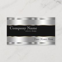 Elegante Metálico Profesional Corporativo Plata