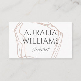 Tarjeta De Visita Elegante Minimalista