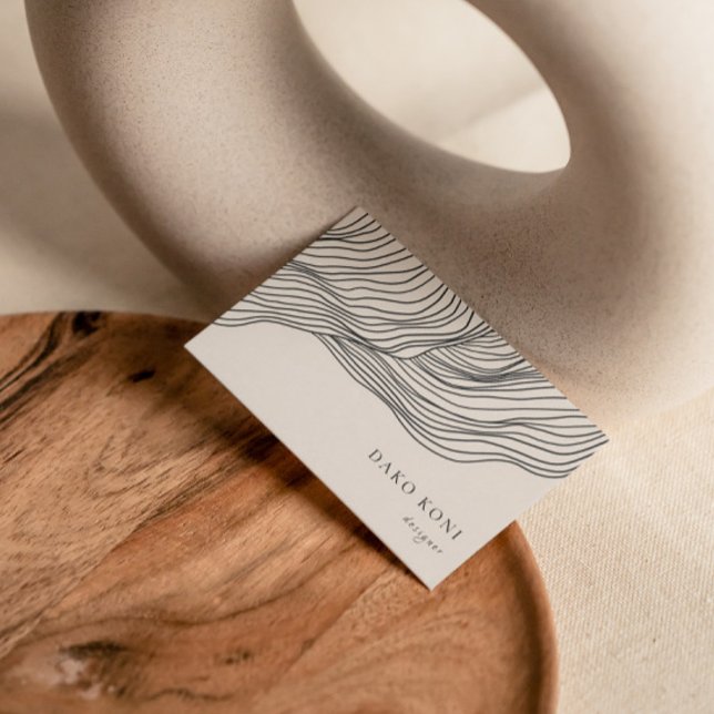 Tarjeta De Visita elegante minimalista (Subido por el creador)