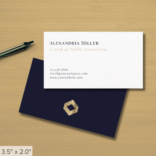 Tarjeta De Visita Elegante Minimalista moderno