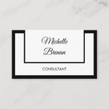 Elegante Minimalista Negro y Blanco