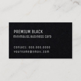 Tarjeta De Visita elegante minimalista premium