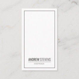 Tarjeta De Visita Elegante Minimalista profesional moderno