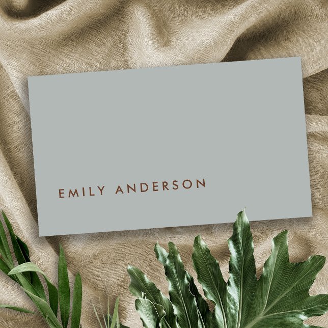 TARJETA DE VISITA ELEGANTE MÍNIMO SIMPLE MODERNO GRIS URBANO MODERNO (Subido por el creador)