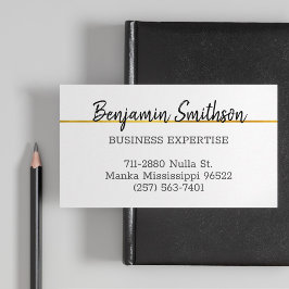 Tarjeta De Visita Elegante Moda elegante Personalizado de lujo Faux 