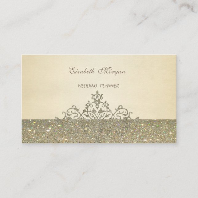 Tarjeta De Visita Elegante Moda Profesional Lujo,Purpurinoso ,Lace (Anverso)