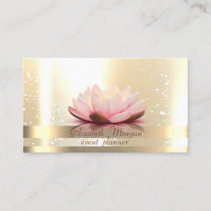 Tarjeta De Visita Elegante ,Moda ,Rayas ,Loto Luminoso